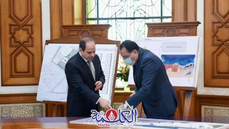 الرئيس السيسي مع رئيس مجلس الوزراء