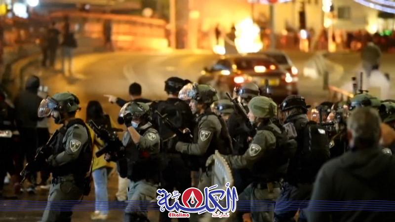اشتباكات بين الشرطة الإسرائيلية 