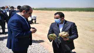 بث مباشر.. الرئيس السيسي يفتتح مشروع مستقبل مصر للإنتاج الزراعي