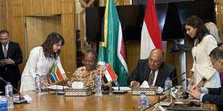 انعقاد الدورة التاسعة للجنة المشتركة للتعاون بين مصر  وجنوب أفريقيا