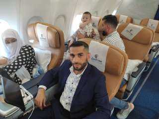صور وصول اول رحلة جوية لمصر للطيران من مدينة معتيقة بليبيا إلي مطار شرم الشيخ