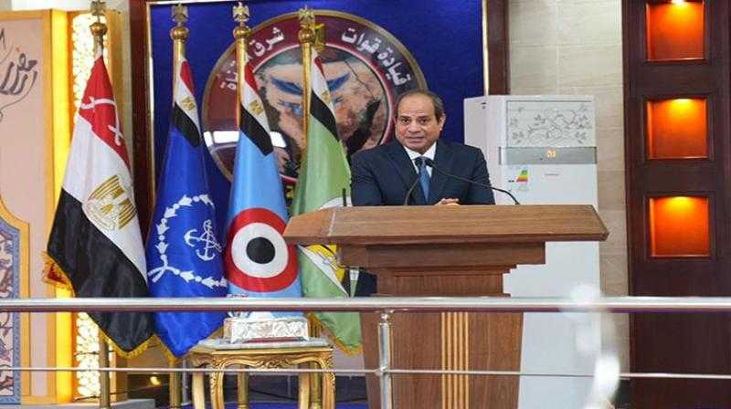 الرئيس السيسى: سلاح الدولة موجه ضد الأشرار وليس ضد الأخيار