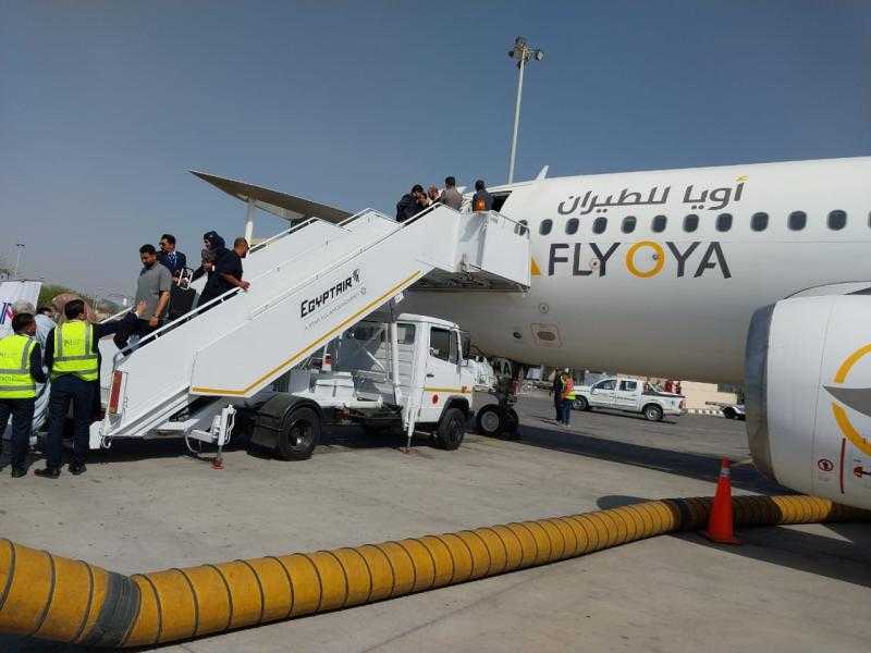 مصر للطيران للخدمات الأرضية تقدم خدماتها إلى شركة FLY OYA الليبية