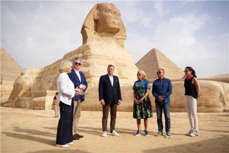 زيارة جيل بايدن كيف روجت للمعالم التاريخية المصرية؟| فيديو