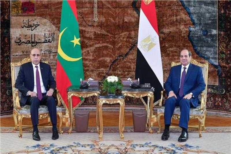 بث مباشر.. مؤتمر صحفى مشترك بين الرئيس السيسى ونظيره الموريتانى
