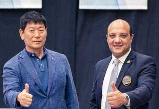 رئيس ”الدولي للجمباز” يصل القاهرة لحضور افتتاح بطولة الفراعنة