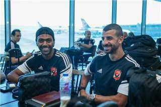 وصول لاعبو الأهلي لمطار القاهرة قبل السفر للمغرب