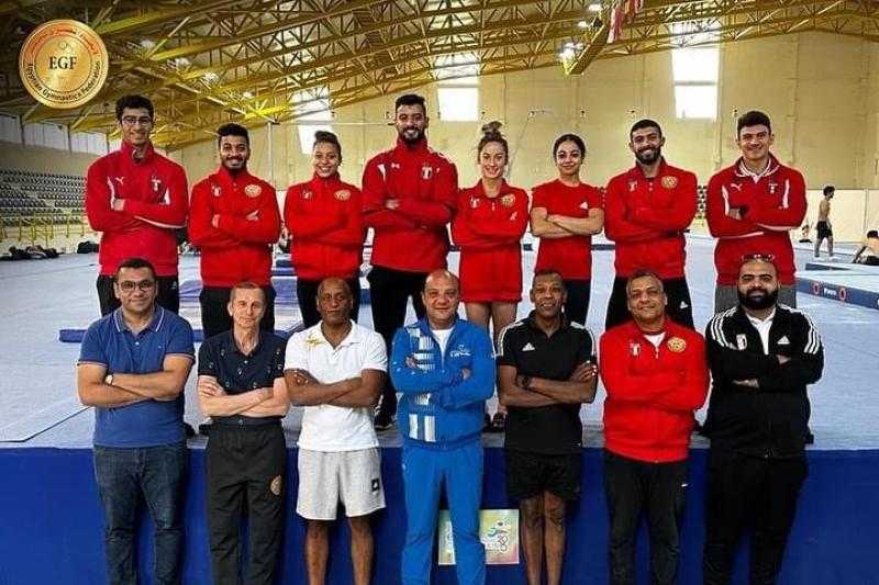 منتخب الجمباز الفني يواصل استعداداته لبطولة العالم بلجيكا 2023