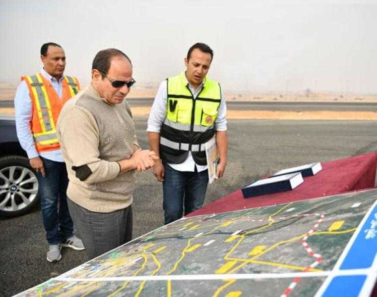 فيديو.. الرئيس السيسي يتفقد عدد من الطرق والمحاور بالقاهرة الكبرى