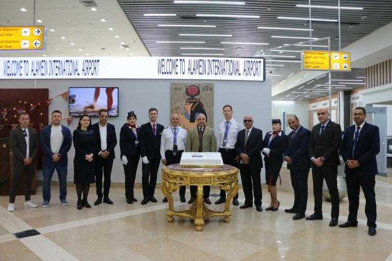 مطار العلمين الدولي يستقبل أولي الرحلات الشارتر القادمة من بيلاروسيا