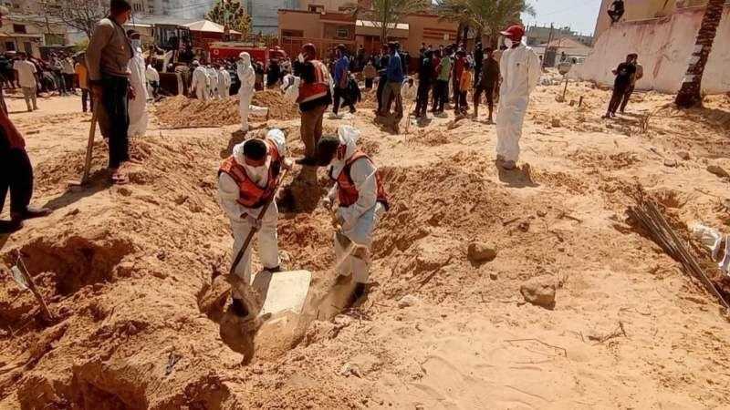 مصر تعلق ‏على اكتشاف مقابر جماعية بأحد المجمعات الطبية بخان يونس جنوب غزة