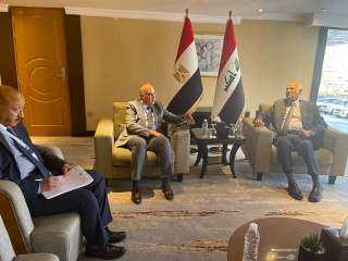 وزير الري يلتقى وزير الموارد المائية بالجمهورية العراقية