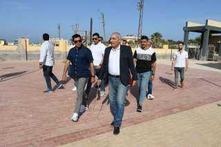 وزير الشباب والرياضة يتفقد معسكر نزل الشباب بمدينة الطور