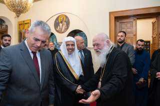 دولة رئيس وزراء اليونان يستقبل  امين عام رابطة العالم الاسلامى