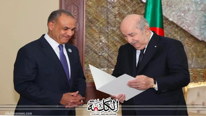 وزير الخارجية والهجرة يسلم رسالة خطية من السيد رئيس الجمهورية إلى الرئيس الجزائري وزير الخارجية والهجرة يسلم رسالة خطية من السيد رئيس الجمهورية إلى الرئيس الجزائري