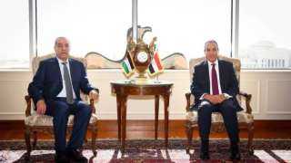 وزير‎ الخارجية والهجرة يستقبل نائب رئيس اللجنة التنفيذية لمنظمة التحرير الفلسطينية ونائب رئيس دولة فلسطين