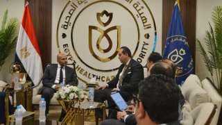 رئيس هيئة الرعاية الصحية يلتقي الرئيس التنفيذي والمؤسس لشركة حلول الصحة المتقدمةً (AHS)