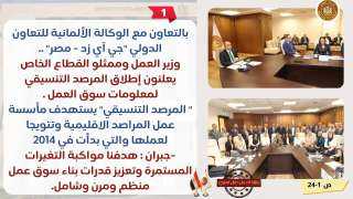 الحصاد الأسبوعى لوزارة العمل