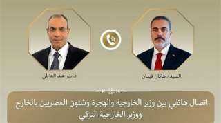 اتصال هاتفي بين وزير الخارجية والهجرة ونظيره التركي