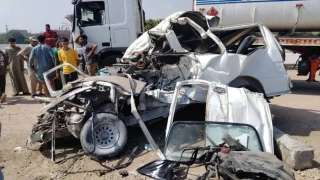 وزيرا التضامن والعمل يقرران زيادة التعويضات لضحايا حادث طريق أشمون إلى 500 ألف جنيه لأسرة كل متوفي و70  ألفا لكل مصاب