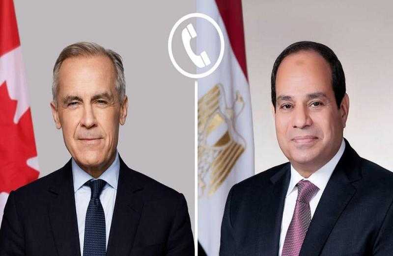 الرئيس السيسي يجري اتصالاً هاتفياً برئيس الوزراء الكندي