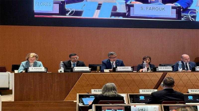 وزير التموين يلقي كلمة مصر خلال الجلسة الافتتاحية في مؤتمر الأمم المتحدة بجنيف
