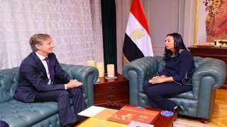 وزيرة التضامن الاجتماعي تلتقي الممثل المقيم لبرنامج الأمم المتحدة الإنمائي في مصر