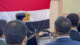 البابا تواضروس يدلي بصوته في انتخابات الشيوخ 2025