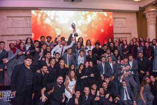 برعاية «اورنچ مصر» للعام الـ١٩ على التوالي.. جامعة مصر للعلوم والتكنولوجيا تفوز بمسابقة إيناكتس المحلية ٢٠٢٥  لرواد الاعمال