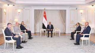 الرئيس السيسي يستقبل وزير خارجية جمهورية تركيا