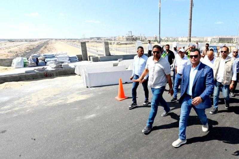 وزير الإسكان يتفقد مشروع ”سكن لكل المصريين” و”كوبري C3” بالعلمين الجديدة