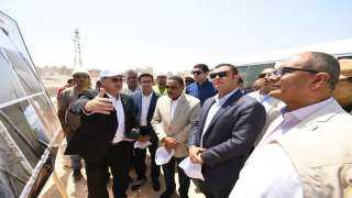 وزير الإسكان ومحافظ مطروح يتفقدان مشروع إحلال وتجديد كوبري روميل بالمحافظة