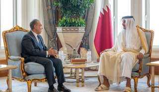 وزير الخارجية ينقل رسالة تضامن ودعم من الرئيس إلى أخيه الشيخ تميم بن حمد آل ثاني أمير دولة قطر