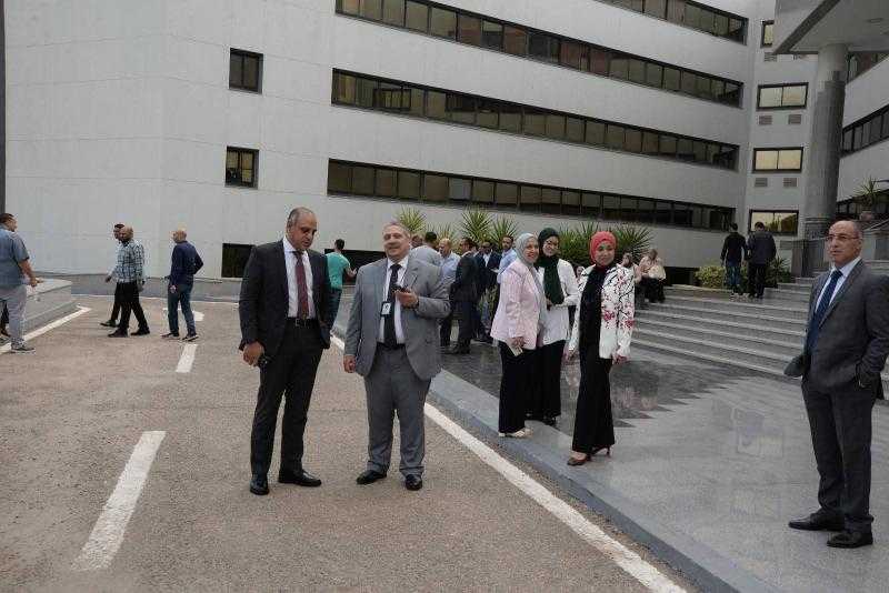 تجربة إخلاء ناجحة بالمجمع الإداري لمصر للطيران
