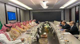 وزير الخارجية يلتقي وزير الصناعة السعودي
