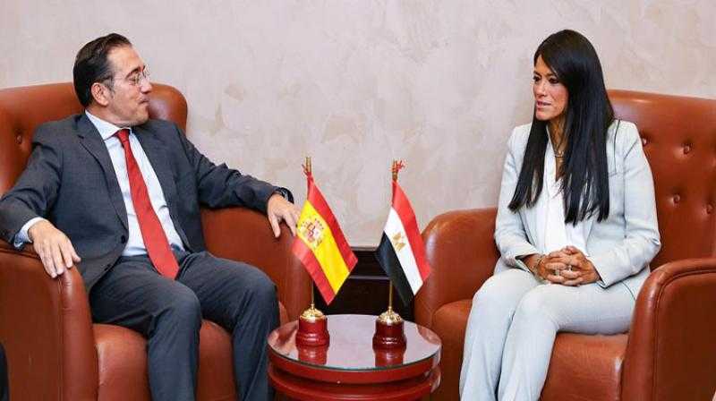 وزيرة التخطيط تعقد جلسة مباحثات مع وزير الخارجية والتعاون بمملكة إسبانيا لبحث سبل التعاون المشترك
