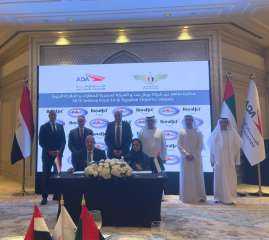 وزير الطيران المدني يشهد توقيع عدة مذكرات تفاهم بين مصر، والإمارات لتعزيز التعاون الاستراتيجي في قطاع الطيران المدني