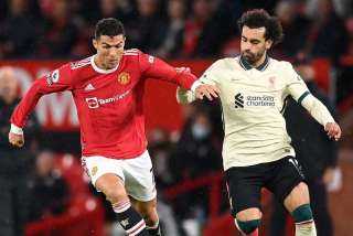 محمد صلاح يتفوق على رونالدو برقم تاريخى فى الدوري الإنجليزي