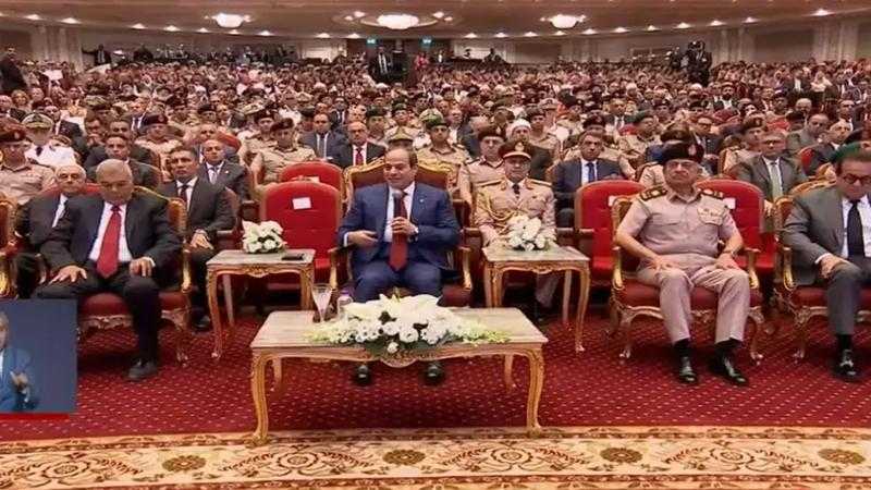 الرئيس السيسى: مصر تكلفت 100 مليار جنيه فى حرب الإرهاب غير الشهداء