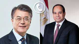 الرئيس السيسي يتلقى اتصالًا هاتفيًا من رئيس كوريا الجنوبية