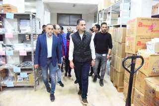نائب وزير الصحة يتفقد مخازن الأدوية والمستلزمات الطبية بشمال سيناء لضمان كفاءة سلسلة  الإمداد الطبي
