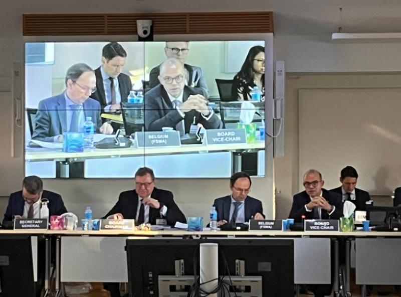 رئيس الرقابة المالية يشارك في اجتماعات مجلس إدارة المنظمة الدولية لهيئات أسواق المال (IOSCO) بالعاصمة الإسبانية مدريد