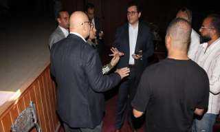 وزير الثقافة يتفقد مشروع إنشاء “مسرح مصر” بشارع عماد الدين