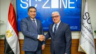 رئيس اقتصادية قناة السويس يستقبل النائب الأول لرئيس مجلس الوزراء القرغيزي لبحث فرص التعاون المشترك