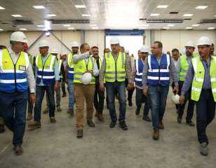 وزير قطاع الأعمال العام يتابع ميدانيًا تقدم أعمال... وزير قطاع الأعمال العام يتابع ميدانيًا تقدم أعمال المرحلة الثانية من المشروع القومي لتطوير صناعة الغزل والنسيج