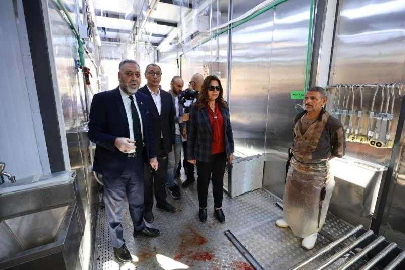 وزيرة التنمية: المجزر الجديد يخدم المناطق النائية والحدودية ضمن خطة الوزارة والسعة التشغيلية ١٠٠ رأس ماشية