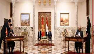 الرئيس السيسى ونظيره الكورى يشهدان توقيع مذكرتى تفاهم... الرئيس السيسى ونظيره الكورى يشهدان توقيع مذكرتى تفاهم فى الثقافة والتعليم