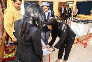 وزيرة التخطيط تدلي بصوتها في المرحلة الثانية من انتخابات مجلس النواب