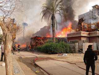 وزير الثقافة يؤكد السيطرة على حريق موقع تصوير مفتوح باستوديو مصر دون خسائر في الأرواح