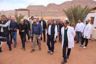 وزير الكهرباء يتفقد سير العمل بالمركز الحقلي التابع... وزير الكهرباء يتفقد سير العمل بالمركز الحقلي التابع لهيئة المواد النووية بمنطقة أبو زنيمة محافظة جنوب سيناء